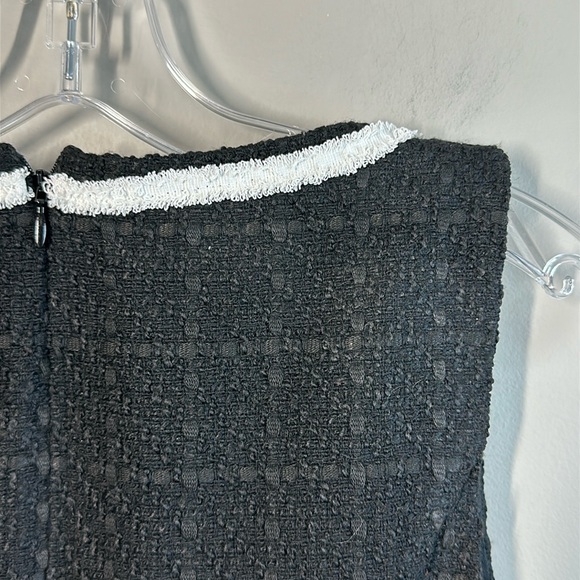 NWT Aqua X Liat Baruch Tweed Square Neck Mini Dress Size M - Picture 12 of 15